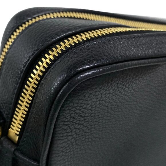 PRADA - Black Leather Shoulder Bag 745-081425 - Picture 10 of 14